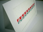 Handwoven Tulip Note Card